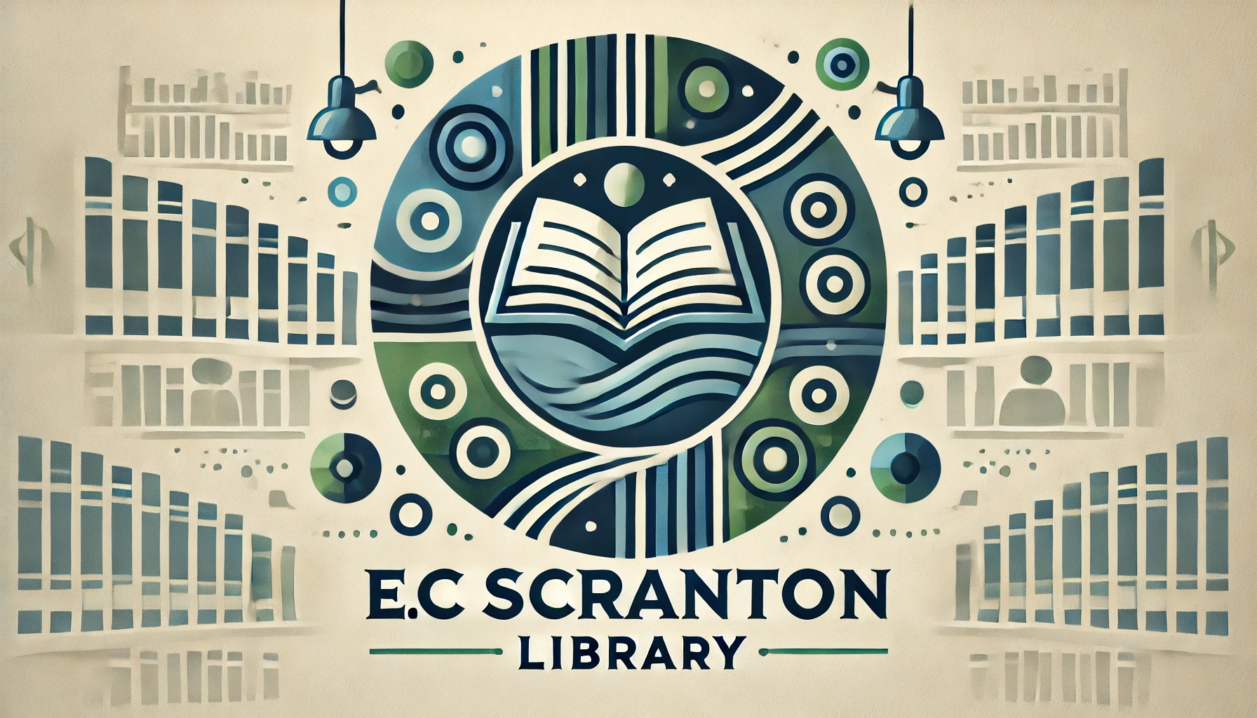 ec scranton library logo